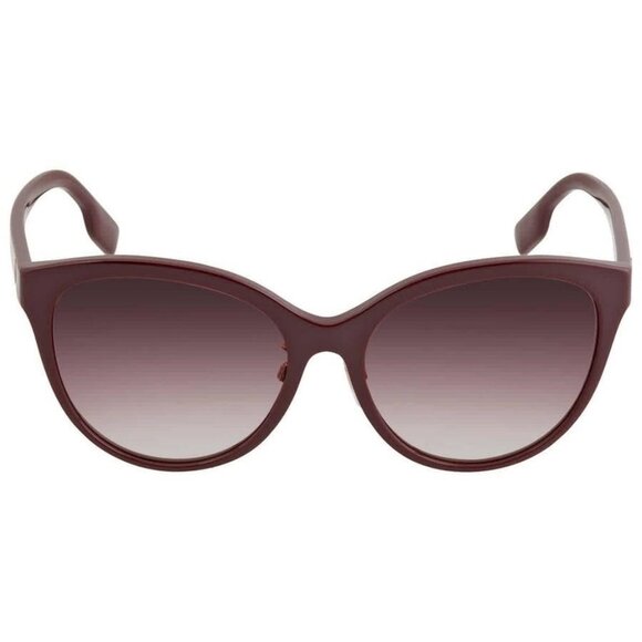 New Authentic Burberry Betty Gradient Violet Cat Eye Ladies Sunglasses BE4365F 3 - Picture 1 of 4